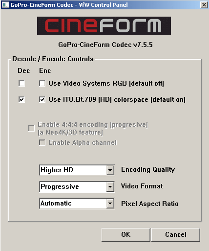 cineform codec download mac