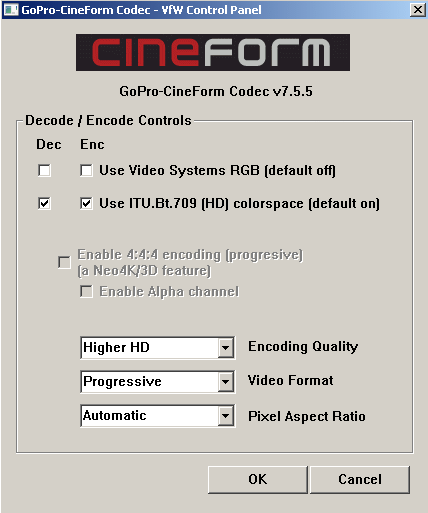 CineForm Codec