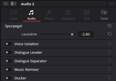 Audiobehandlung