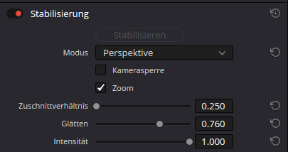 Vordergrundstabilisierung