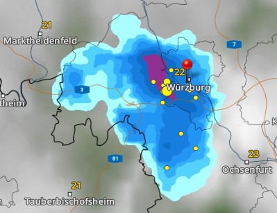 Gewitter in der Nacht