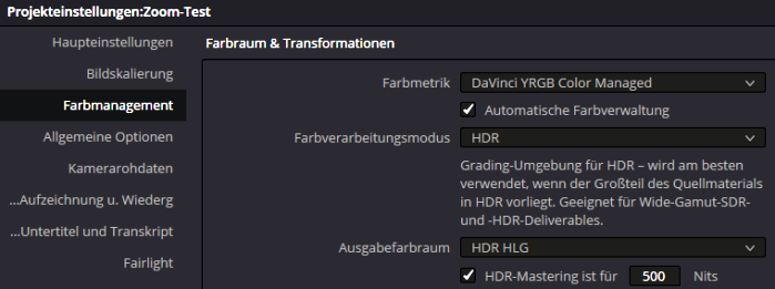 Grading Umgebung