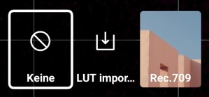 LUTs fr Displavorschau