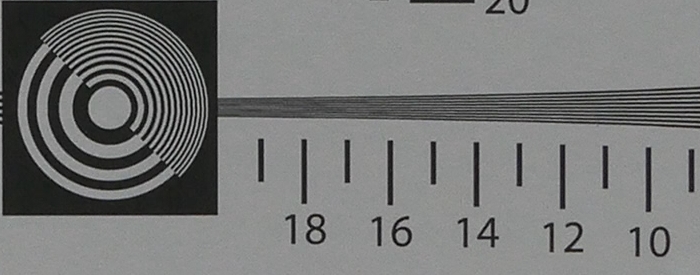 Testchart-Ausschnitt